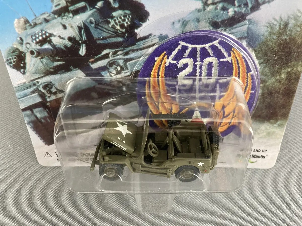 Jeep con Ametralladora Segunda Guerra Mundial
