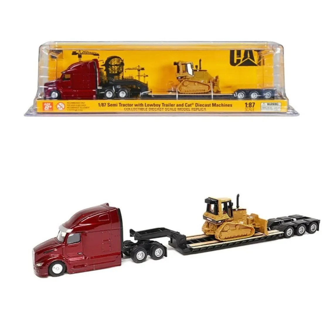 Lowboy Peterbilt CAT